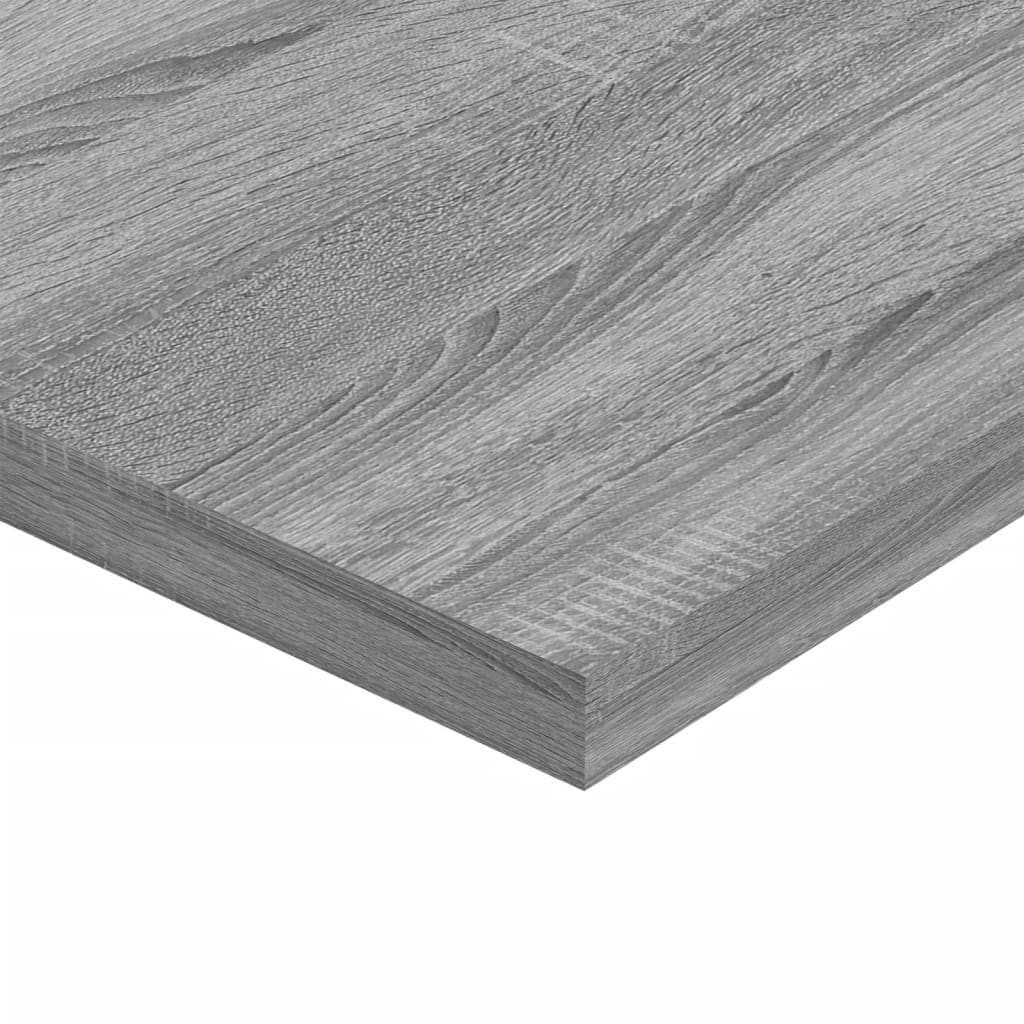 væghylder 4 stk. 60x50x1,5 cm konstrueret træ grå sonoma-eg