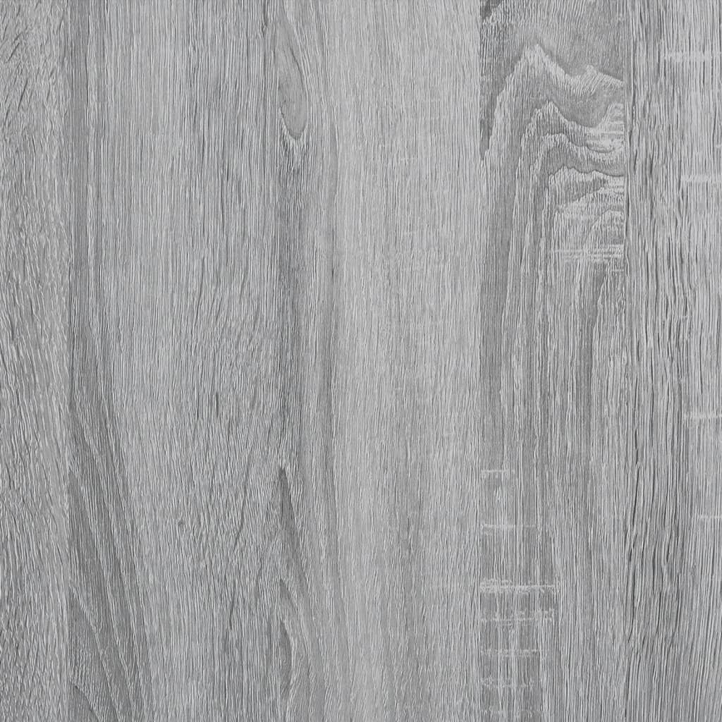 væghylder 4 stk. 60x50x1,5 cm konstrueret træ grå sonoma-eg
