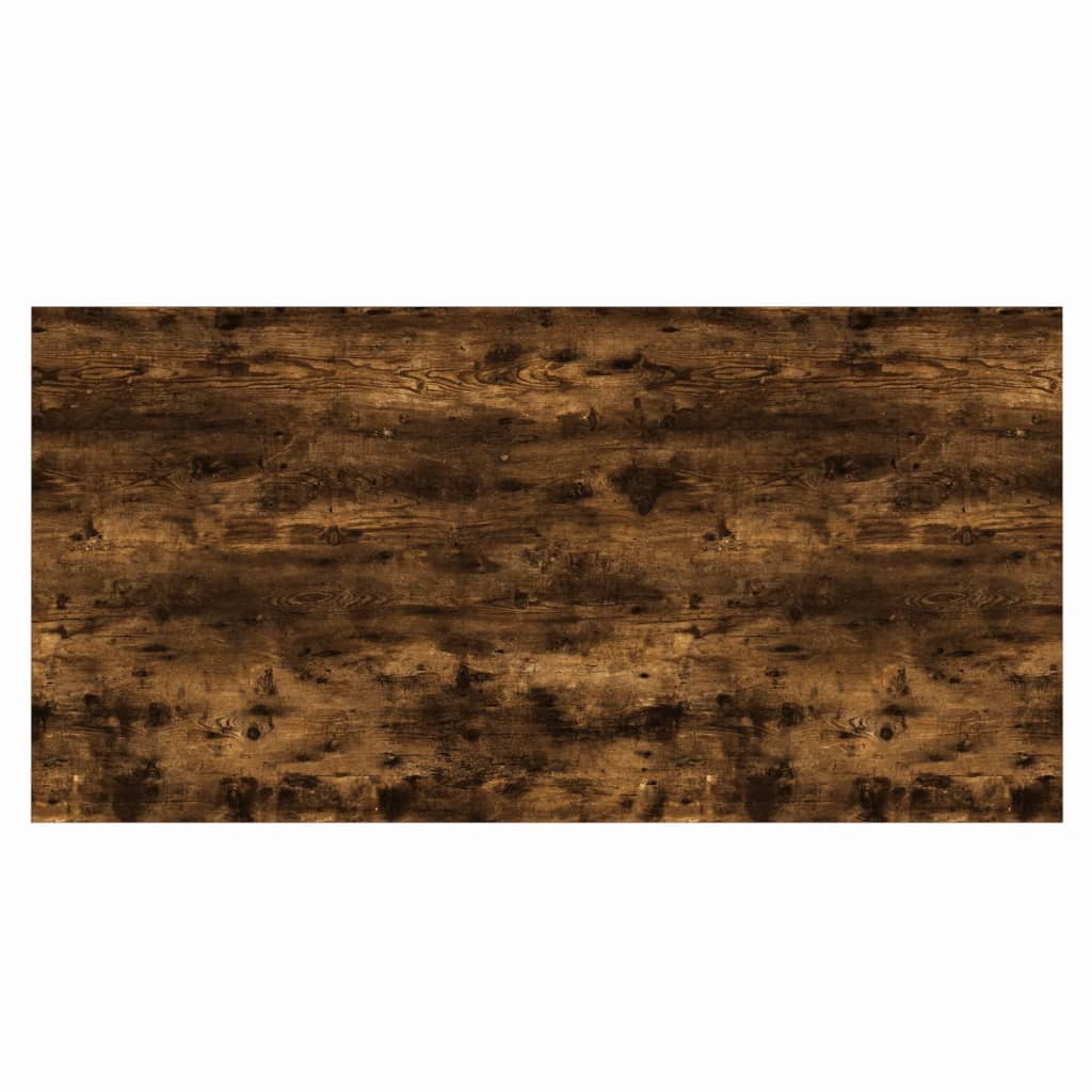væghylder 4 stk. 80x30x1,5 cm konstrueret træ røget egetræ