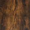 væghylder 4 stk. 80x30x1,5 cm konstrueret træ røget egetræ