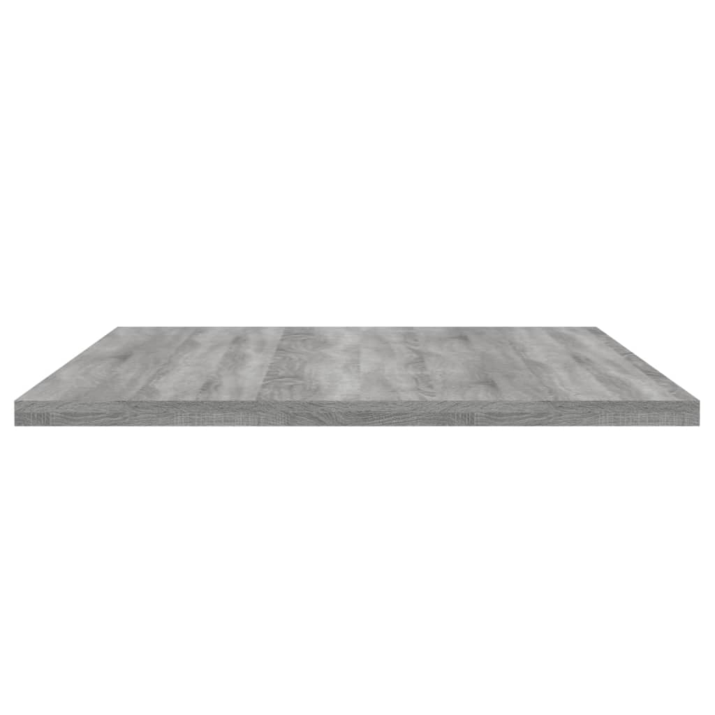 væghylder 4 stk. 80x30x1,5 cm konstrueret træ grå sonoma-eg