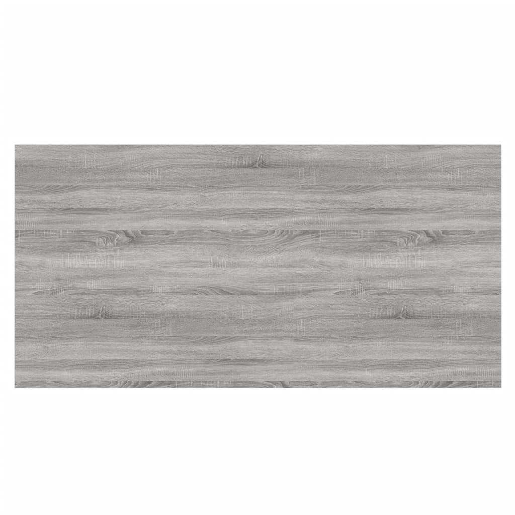 væghylder 4 stk. 80x30x1,5 cm konstrueret træ grå sonoma-eg