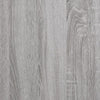 væghylder 4 stk. 80x30x1,5 cm konstrueret træ grå sonoma-eg
