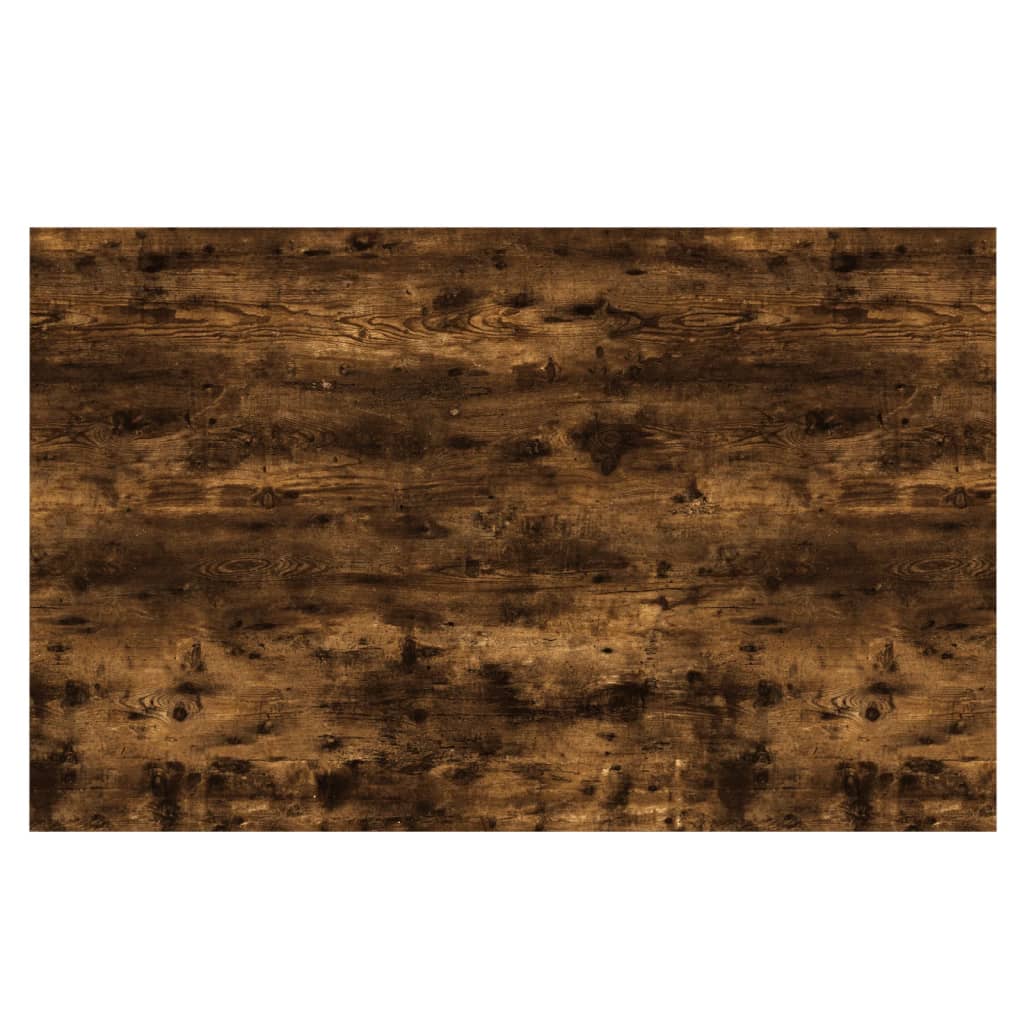 væghylder 4 stk. 80x30x1,5 cm konstrueret træ røget egetræ