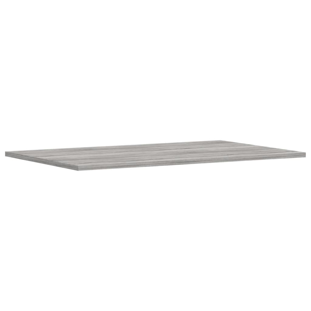 væghylder 4 stk. 80x50x1,5 cm konstrueret træ grå sonoma-eg