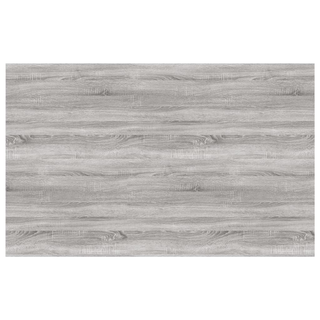 væghylder 4 stk. 80x50x1,5 cm konstrueret træ grå sonoma-eg