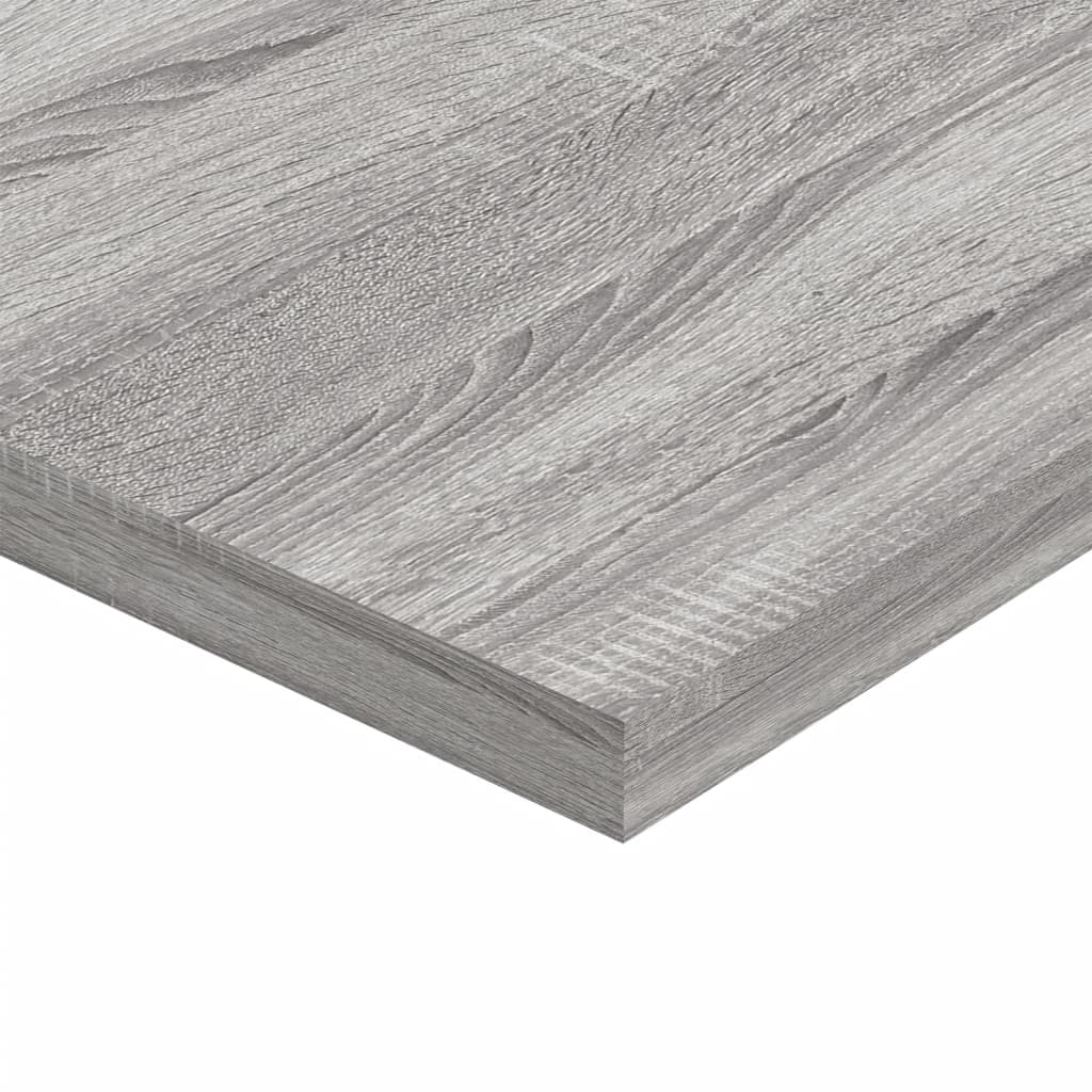væghylder 4 stk. 80x50x1,5 cm konstrueret træ grå sonoma-eg