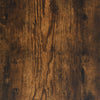 væghylder 4 stk. 80x50x1,5 cm konstrueret træ røget egetræ