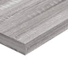 væghylder 4 stk. 8100x10x1,5 cm konstrueret træ grå sonoma-eg