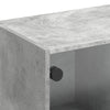 skab med glaslåger 102x37x42 cm betongrå