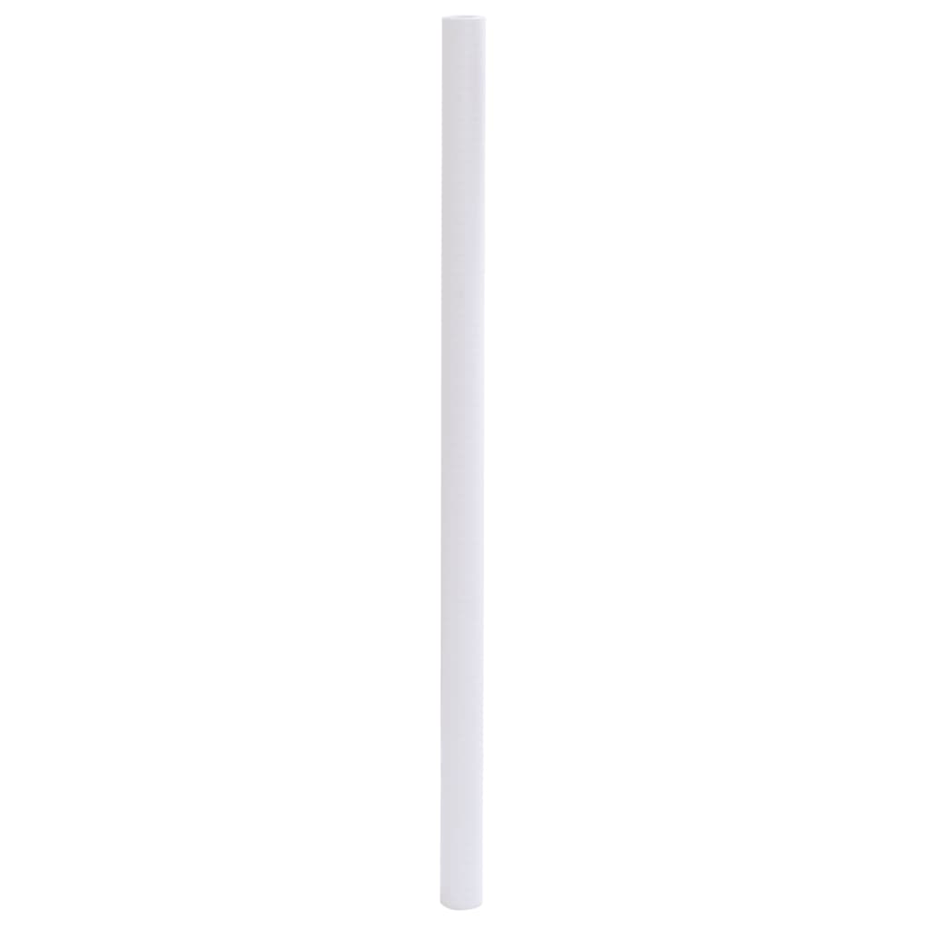 vinduesfolie 45x1000 cm PVC matteret hvid