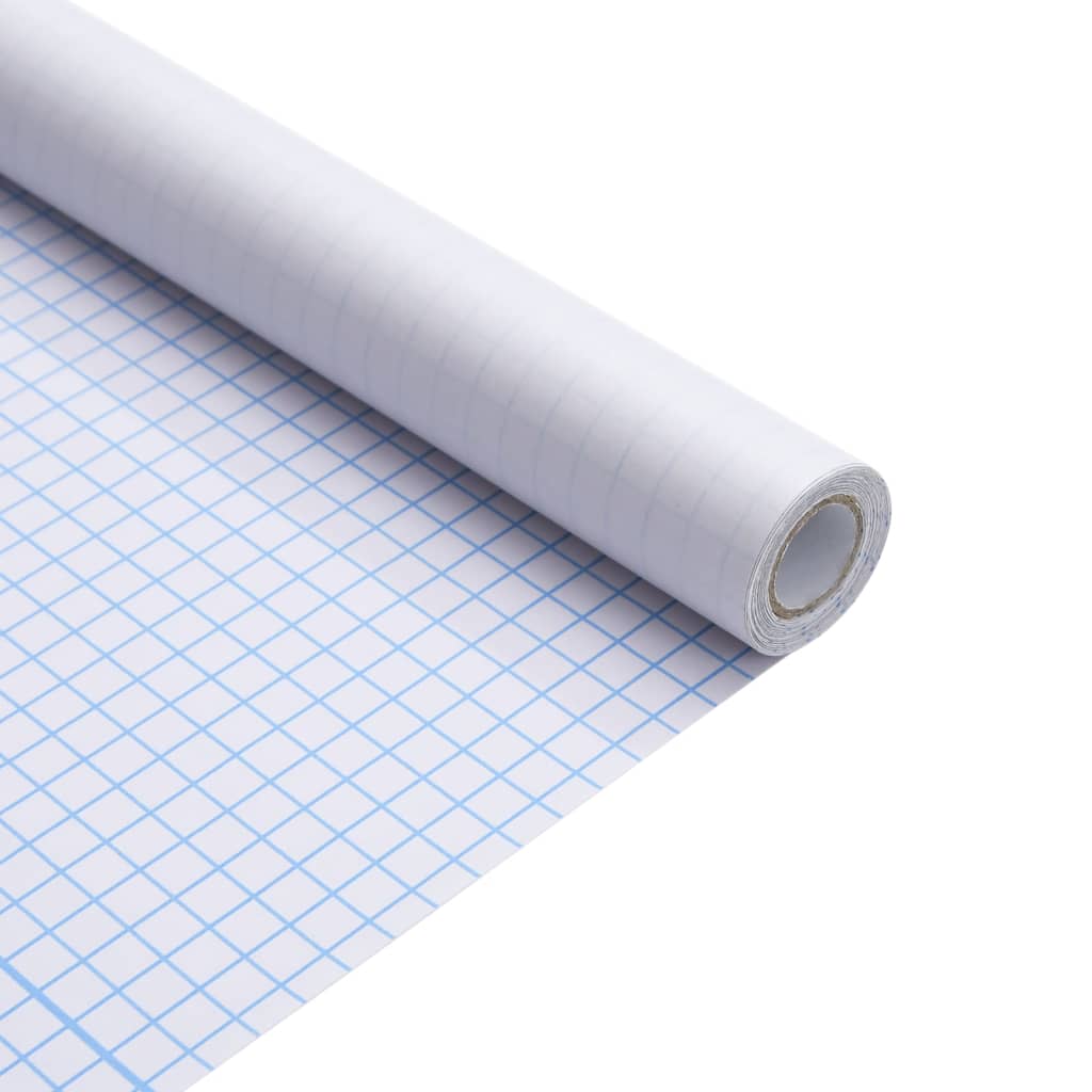 vinduesfolie 45x1000 cm PVC matteret hvid