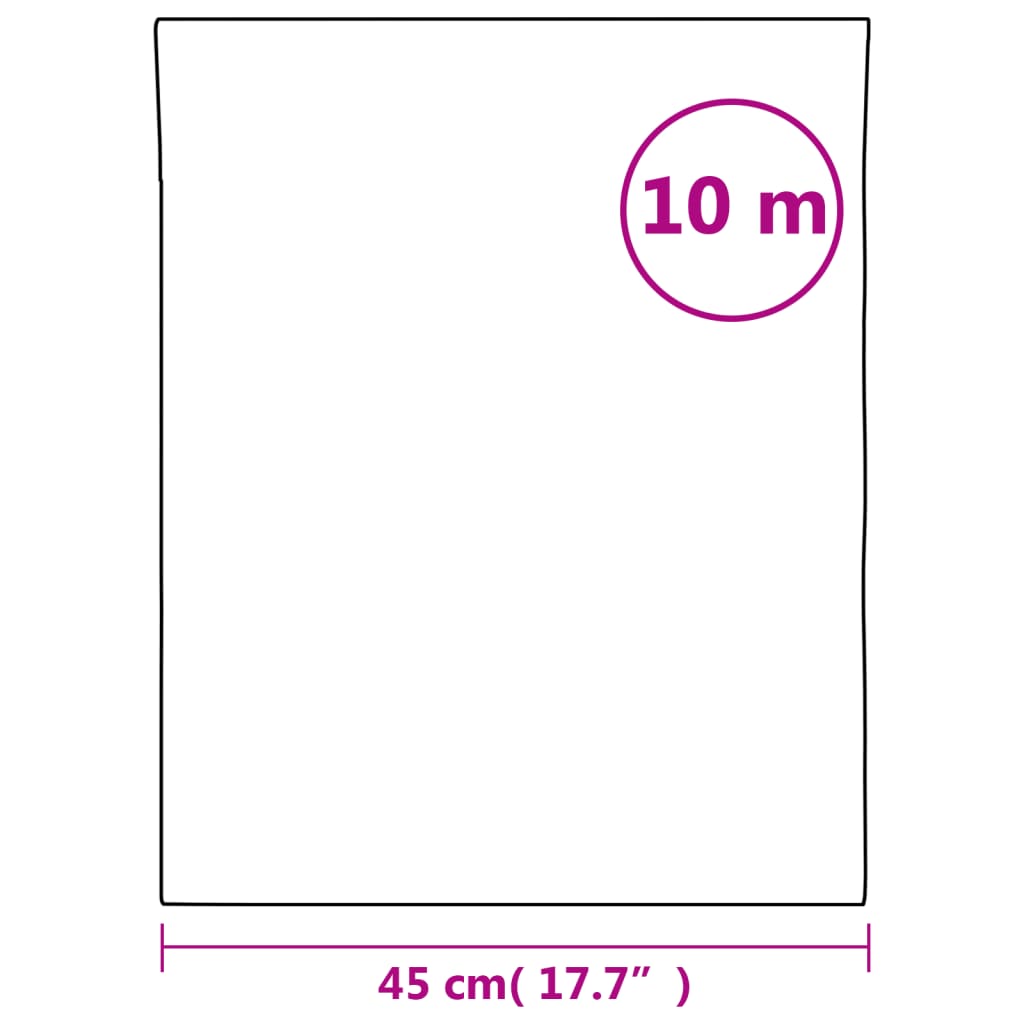 vinduesfolie 45x1000 cm PVC matteret hvid