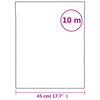 vinduesfolie 45x1000 cm PVC matteret hvid