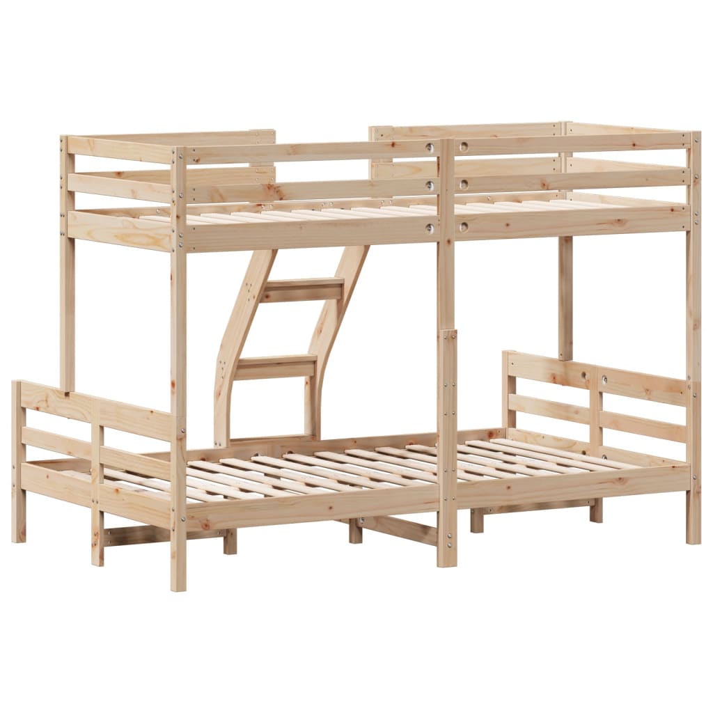 køjeseng 80x200/120x200 cm massivt fyrretræ