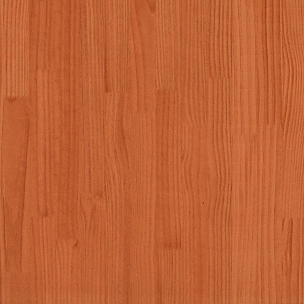 køjeseng 80x200/120x200 cm massivt fyrretræ gyldenbrun