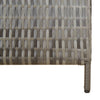 rumdeler 5 paneler polyrattan grå