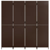rumdeler 4 paneler polyrattan brun