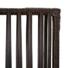 rumdeler 6 paneler polyrattan brun