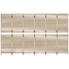 rumdeler 6 paneler polyrattan beige