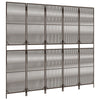 rumdeler 5 paneler polyrattan brun