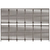 rumdeler 6 paneler polyrattan brun