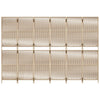rumdeler 6 paneler polyrattan beige