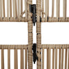 rumdeler 6 paneler polyrattan beige