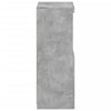 skænk med LED-lys 41x37x100 cm betongrå