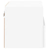 væghængte tv-borde 2 stk. 40x30x30 cm konstrueret træ hvid