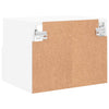 væghængte tv-borde 2 stk. 40x30x30 cm konstrueret træ hvid