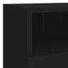 væghængte tv-borde 2 stk. 40x30x30 cm konstrueret træ sort