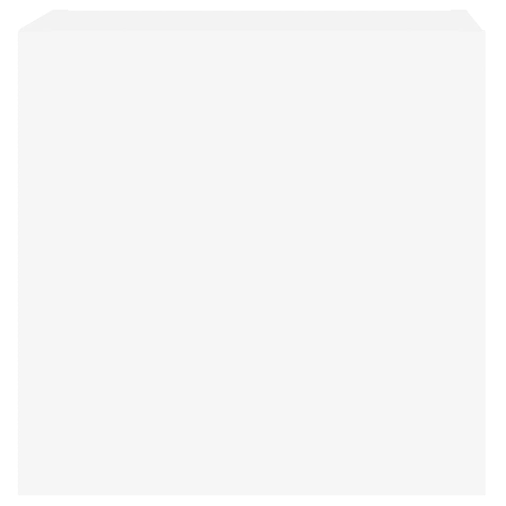 væghængte tv-borde 2 stk. 40,5x30x40 cm konstrueret træ hvid