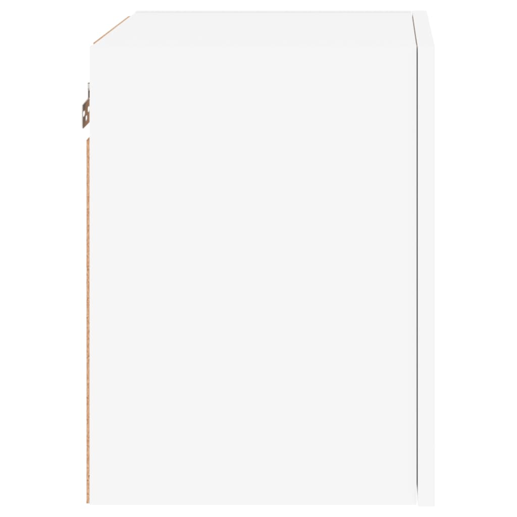 væghængte tv-borde 2 stk. 40,5x30x40 cm konstrueret træ hvid