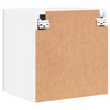 væghængte tv-borde 2 stk. 40,5x30x40 cm konstrueret træ hvid