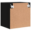 væghængte tv-borde 2 stk. 40,5x30x40 cm konstrueret træ sort