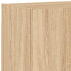 væghængt tv-bord 40,5x30x40 cm konstrueret træ sonoma-eg