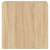 væghængt tv-bord 2 stk. 40,5x30x40 cm konstrueret træ sonoma-eg