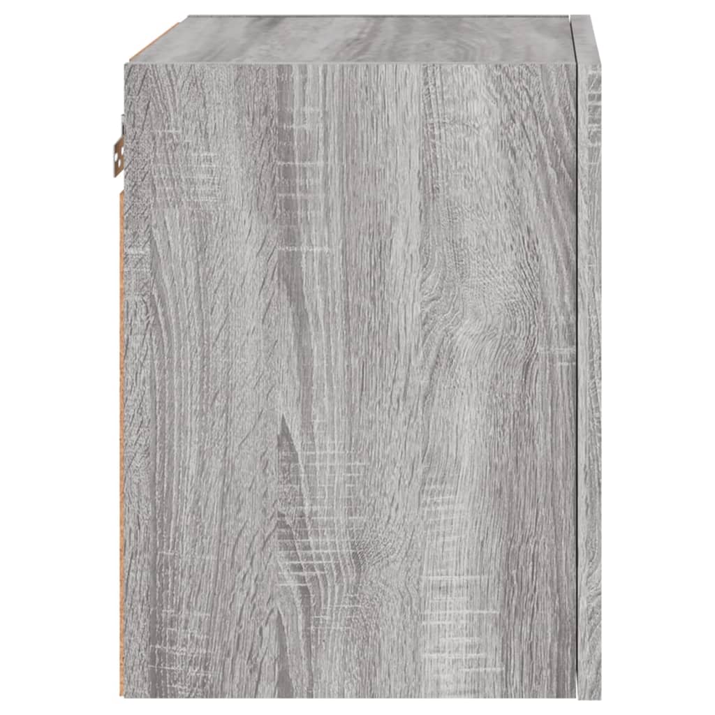 tv-bord til væg 2 stk. 40,5x30x40 cm konstrueret træ grå sonoma