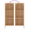 væghængt tv-bord 40,5x30x102 cm konstrueret træ sonoma-eg