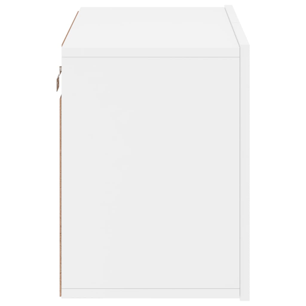 væghængt tv-bord 60x30x41 cm hvid