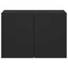 væghængt tv-bord 60x30x41 cm sort