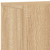 væghængt tv-bord 60x30x41 cm sonoma-eg