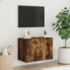 væghængt tv-bord 60x30x41 cm røget egetræsfarve