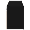 væghængt tv-bord 100x30x41 cm sort