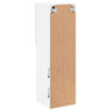 tv-borde 2 stk. med LED-lys 30,5x30x102 cm hvid