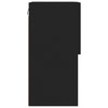 4vidaXL tv-borde med LED-lys 2 stk. 40,5x30x60 cm sort