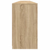 skænk med LED-lys 283x37x67 cm sonoma-eg