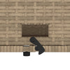 2-personers havesofa med hynder polyrattan beige