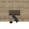 2-personers havesofa med hynder polyrattan og akacietræ beige